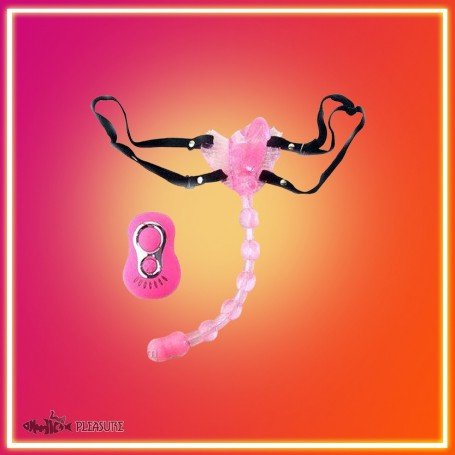 Wearable Butterfly Whip Anal Vagina Stimulator SO-003