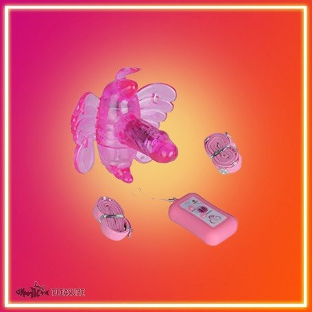 Butterfly Remote Control Strap On Vibrator SO-009