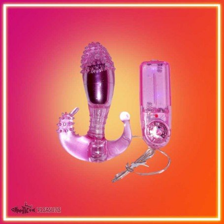 Triple Stimulatton Super Strong Soft Rabbit Vibrator RV-016