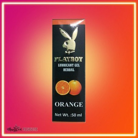 Playboy Lubricant Water Based Gel-Orange Flavoured CGS-033