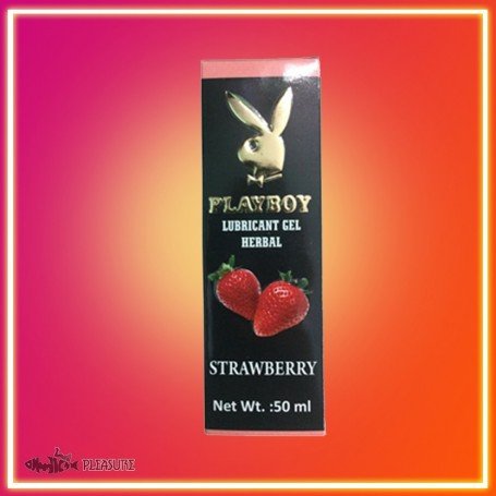 Playboy Lubricant Water Based Gel-Strawberry Flavoured CGS-034