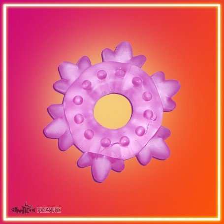 Heavy Cock Ring-Ice Flower CR-006