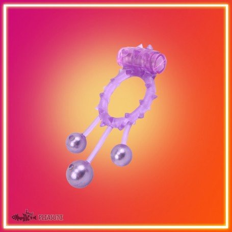 Vibrating Ball Banger Cock Ring Vibrator CR-007