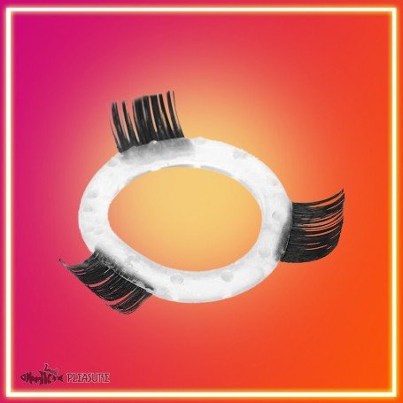 Transparent Hair Finger Fun Function Cock Ring CR-009