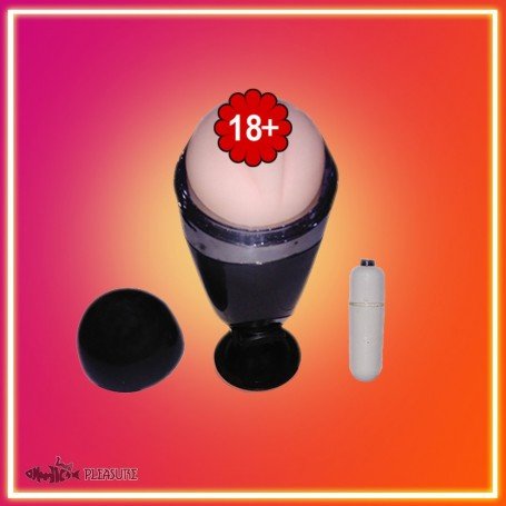 Super Pink Male Vibrating Male Stroker MS-047