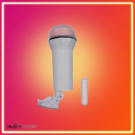 Super Soft Vibrating Male Stroker With Suction MS-048