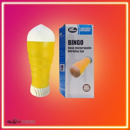 Bingo Vocal Rechargeable Vibrating Cup MS-059