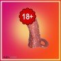 Solid Head Reusable Penis Extension Sleeve chocolate PES-026