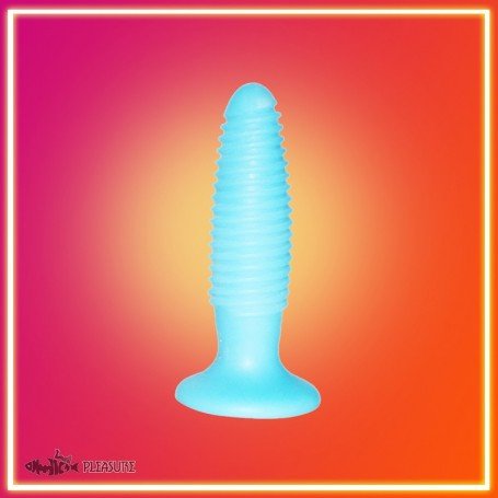 Ribbed Fat Anal Dildo AD-010