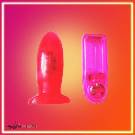 Crystal Anal Butt Plug Vibrating AD-013