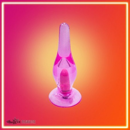 Crystal Anal Vibrating Butt Plug With Suction Cup AD-025