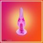 Crystal Anal Vibrating Butt Plug With Suction Cup AD-025
