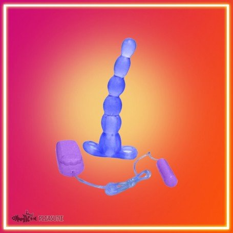 Vibrating Anal Plug Beads Prostate Massager AD-028