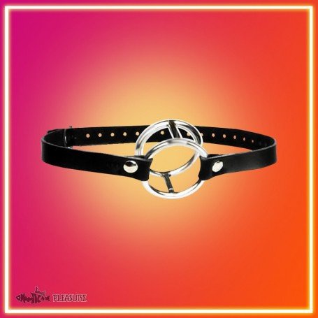 Double Metal Ring Gag for Him & Her BDSM-003