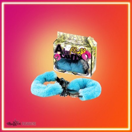 Ankle Fluff Cuffs with Keys BDSM-012